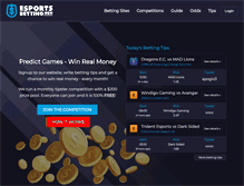 Tablet Screenshot of e-sportsbetting.org